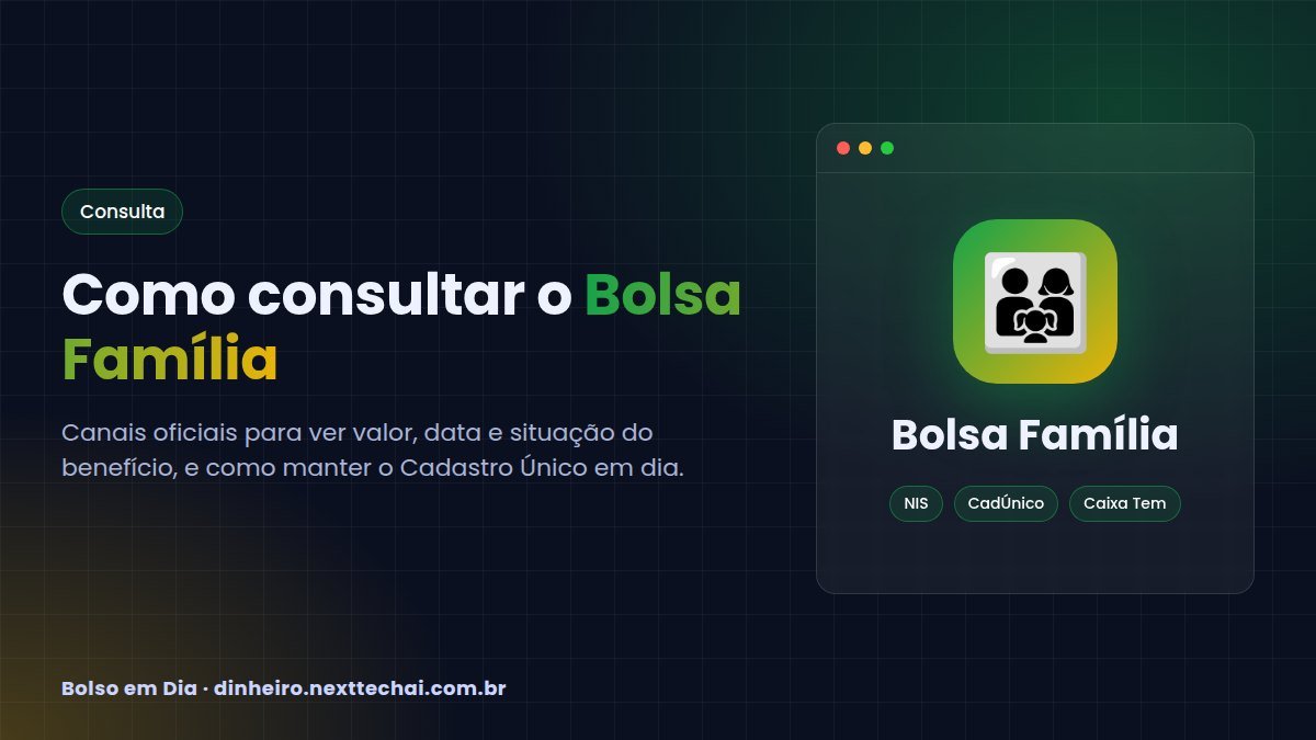 Bolsa Família: como consultar pagamento e situação