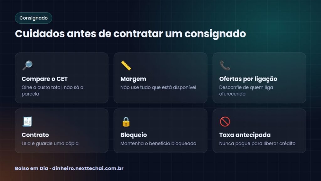 Cuidados antes de contratar um consignado