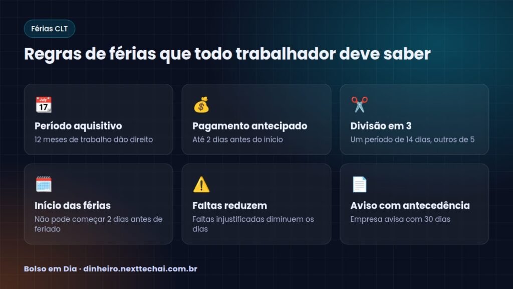 Regras de férias que todo trabalhador deve saber