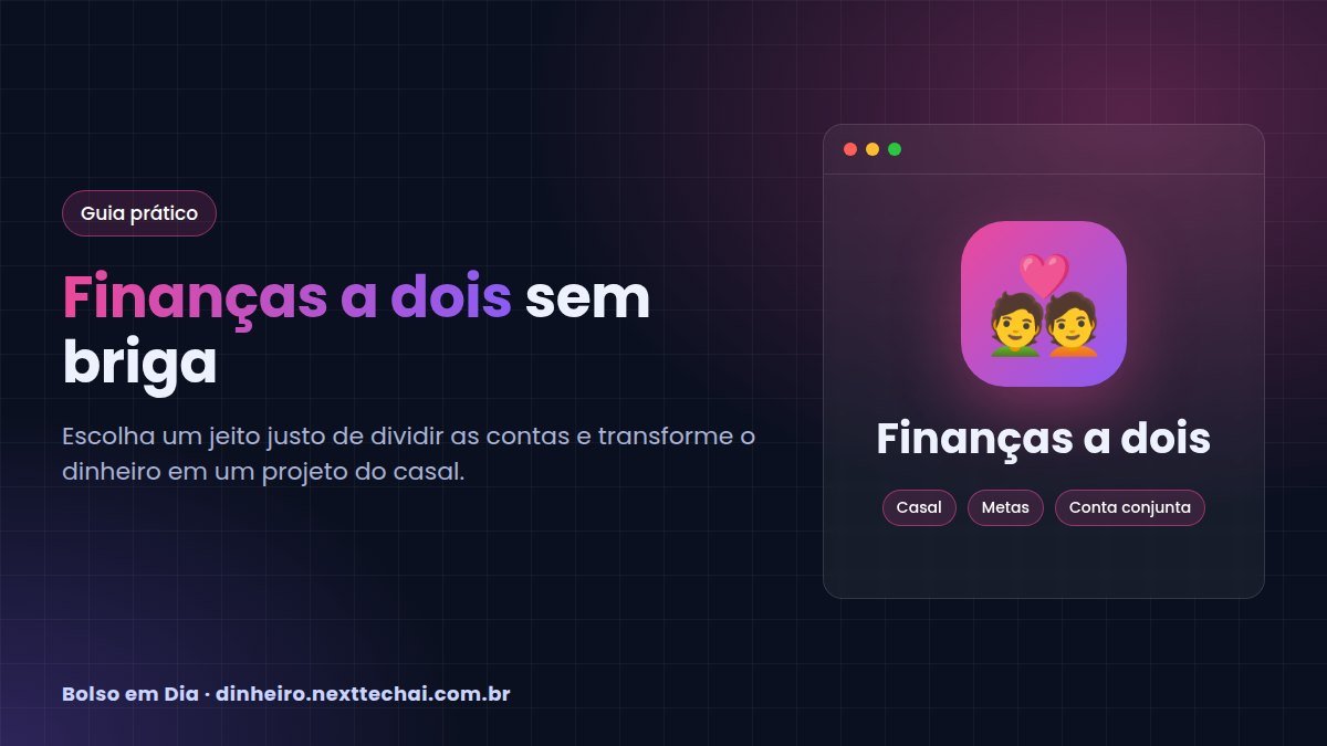 Finanças a dois: como organizar o dinheiro do casal