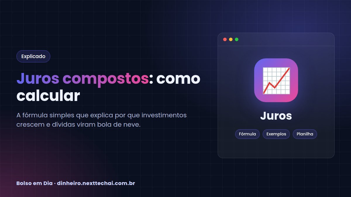 Juros compostos: como calcular com fórmula e exemplos